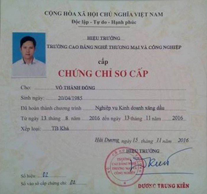 Làm chứng chỉ kinh doanh xăng dầu Bao Nhiêu Tiền