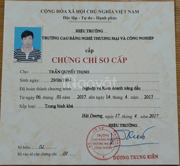 Dịch vụ làm chứng chỉ kinh doanh xăng dầu lấy ngay