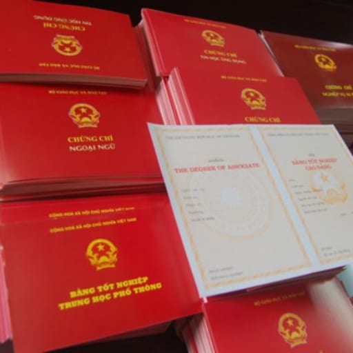 Dịch vụ làm bằng cấp 3 THPT nhanh, giá rẻ uy tín
